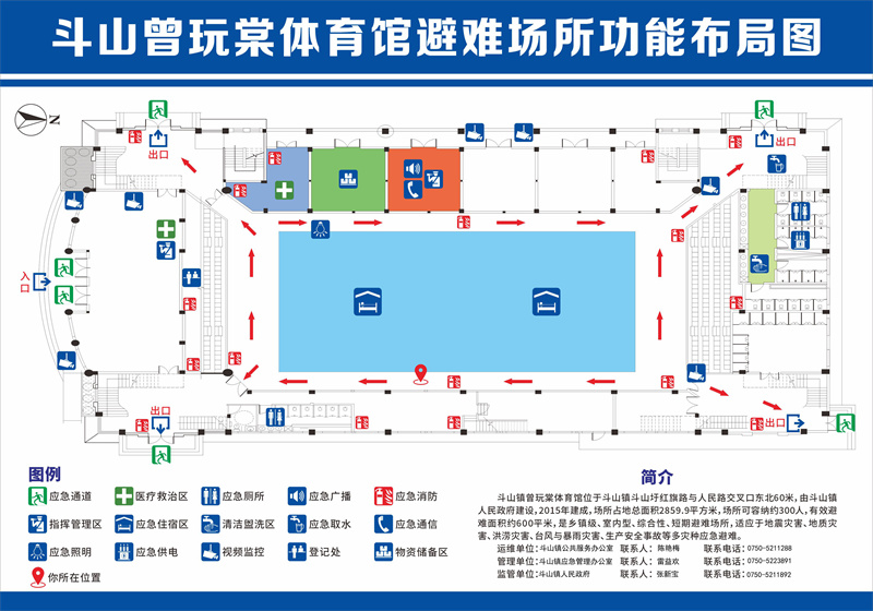 曾玩棠体育馆避难场所功能布局图（含运维管理单位信息）(1).jpg